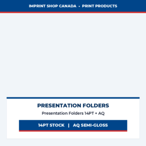 presentation folders 14pt + aq imprint shop canada