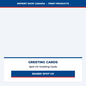 spot uv greeting cards imprint shop canada